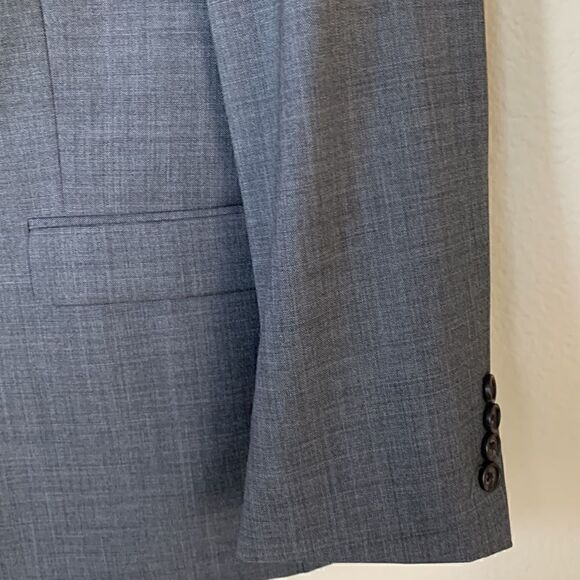 Lauren Ralph Lauren Mens 100% Wool Lanie Gray Blazer Jacket Sport Suit Coat 42 S - Picture 5 of 12